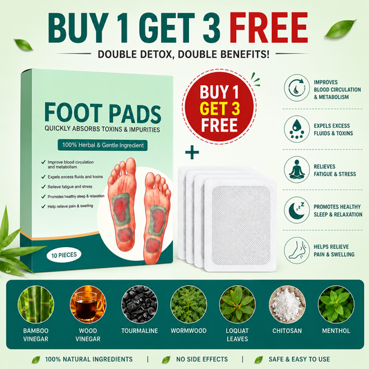 Herbal Foot Comfort Patches | Buy 1 Get 3 FREE