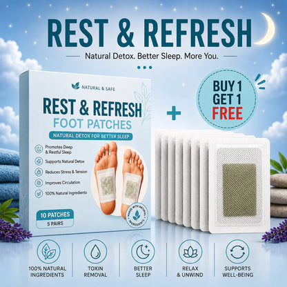 Deep Sleep & Refresh™ Foot Patches | Buy 1 Get 19 FREE