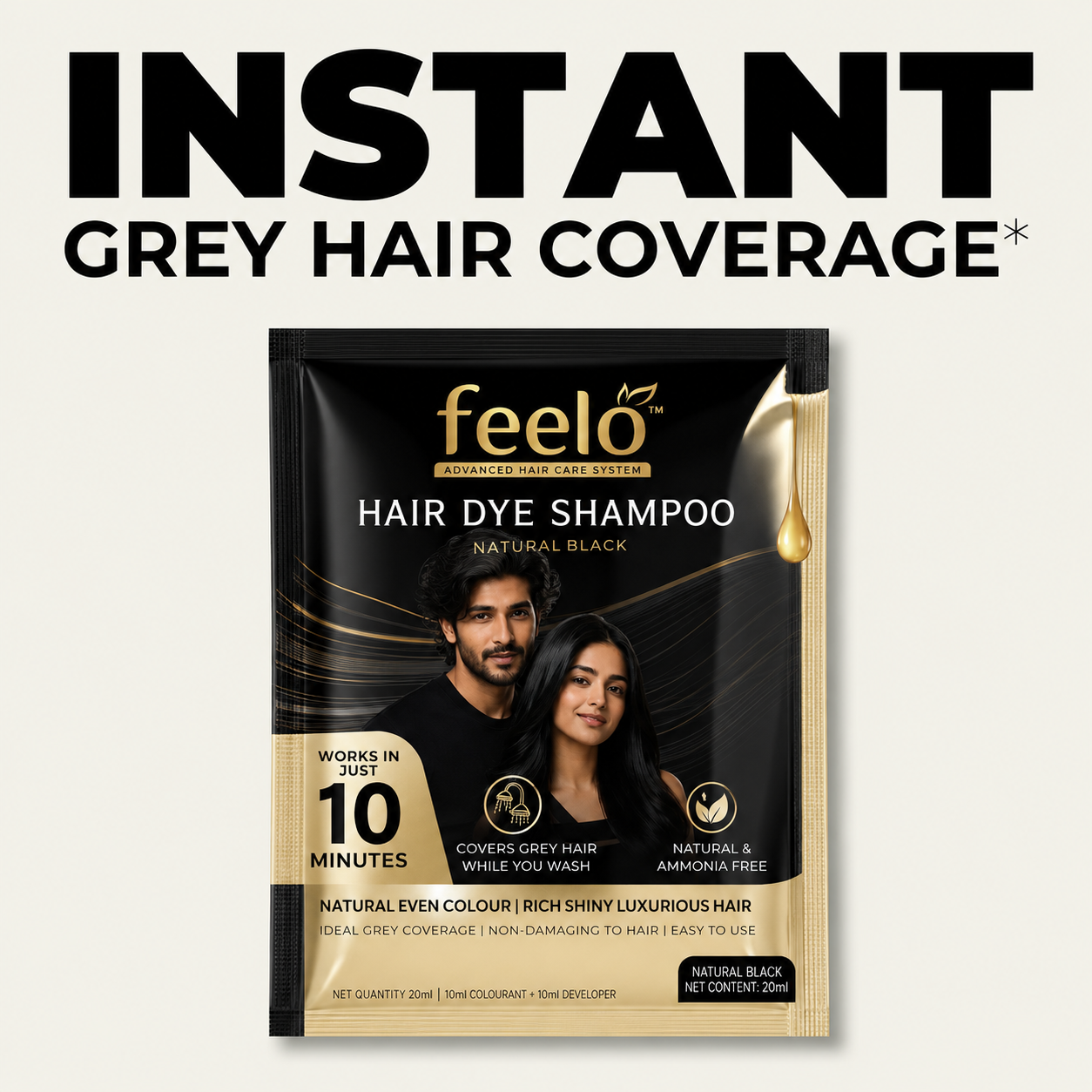 Feelo Hair Colour Shampoo