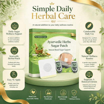 Ayurvedic Herbal Sugar Patch |  BUY 10 GET 10 FREE