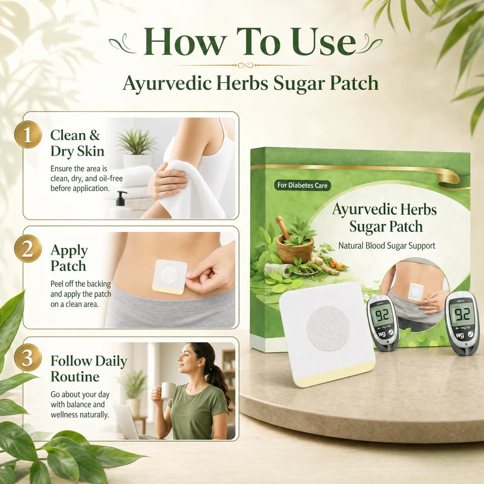 Ayurvedic Herbal Sugar Patch |  BUY 10 GET 10 FREE